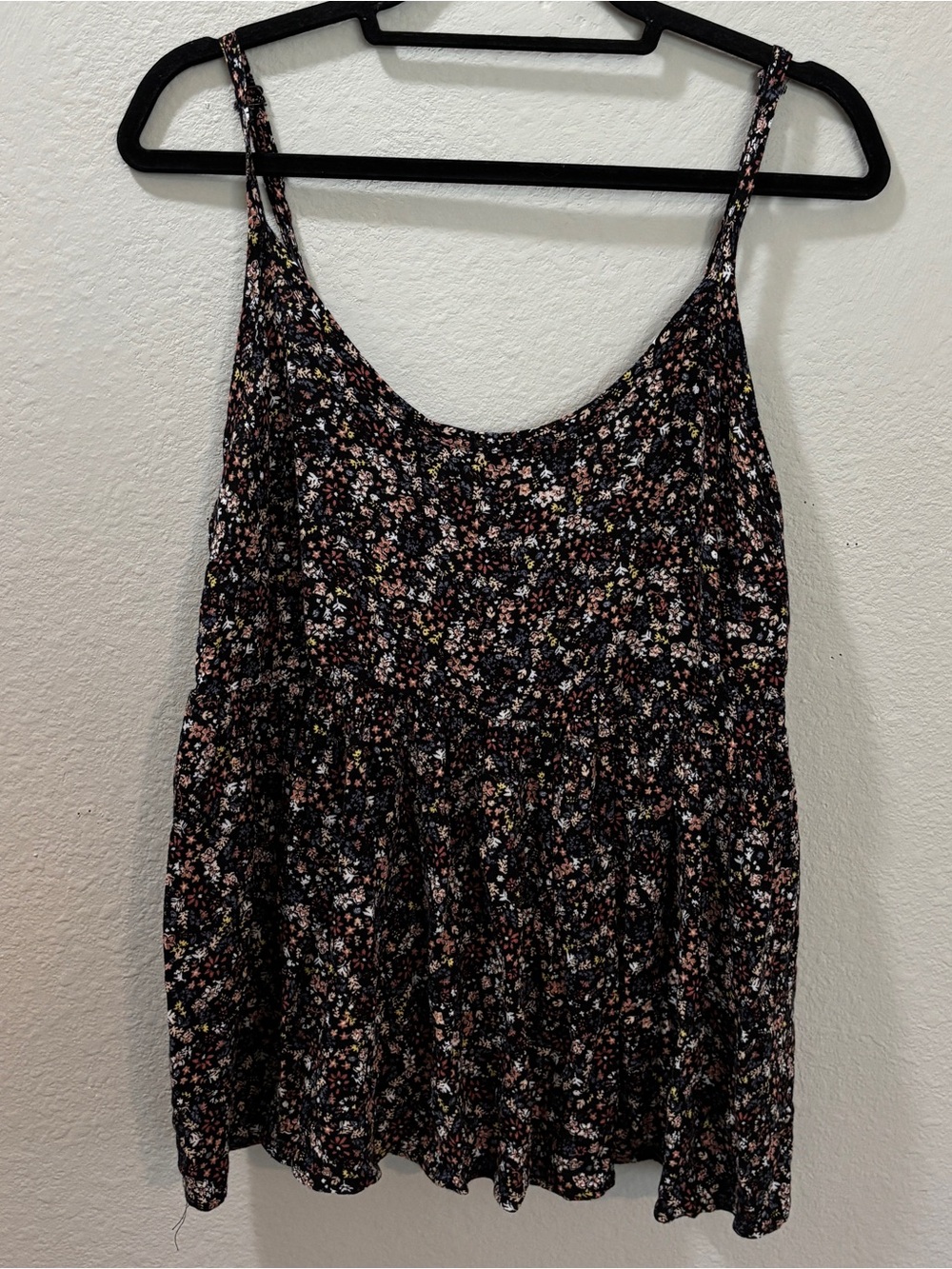 Torrid Ditsy Floral Babydoll Tank Top Size 0 (Large)